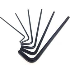 Image of Metric & Imperial Short & Long Arm Allen Keys / Hex Wrench / Steel Hexagon Key