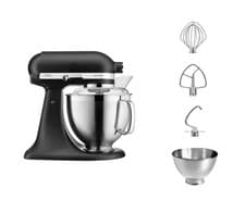 Image of KitchenAid Artisan Stand Mixer 4.8L – Cast Iron Black - 5KSM185PSBBK - NEW