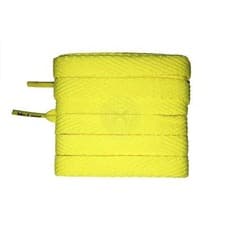 Image of Mr Lacy Flatties Junior - Yellow Kids Shoelaces