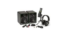 Image of Mackie Creator Bundle CR3-X Multimedia Monitors , MC100 Headphones & Microphone