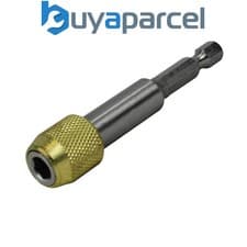 Image of Faithfull 65003 Magnetic Stainless Steel Quick-Release Bit Holder FAISBMBHUNIV