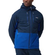 Image of Regatta Mens Highton III Stretch Waterproof Padded Jacket Coat - Navy