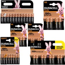 Image of Duracell AA & AAA Batteries Alkaline LR6 LR03 1.5V Long Lasting Power