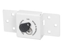 Image of Abus Mechanical 141/200 Diskus Integral Van Lock White & 26/70Mm Diskus Padlock
