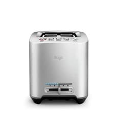 Image of Sage The Smart Toast 2-Slice Toaster BTA825 Wide Slots 1000W Brushed Aluminium.