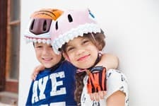 Image of Childs Crazy Safety - Tiger Bicycle Helmet - Orange NEW - less than half RRP