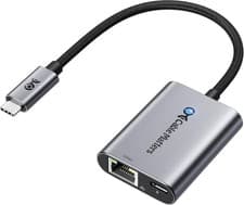 Image of Cable Matters USB C to 5GbE Ethernet Adapter with 140W PD Charging for MacBook &