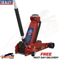 Image of Sealey 3000CXD Trolley Jack 3 tonne  Standard Chassis Heavy Duty Car Van