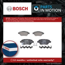 Image of Brake Pads Set fits VAUXHALL CORSA D 1.2 Front 06 to 14 Bosch 1605153 1605226