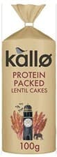 Image of UK Kallo Protein Packed Lentil Cakes 100g Have Your Cake And Eat I Fast Shippin