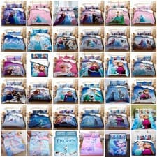 Image of Frozen Elsa Bedding Set Quilt Duvet Cover Pillowcase Single Double King Gifts