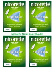 Image of Nicorette Nasal Spray 10ml (Pack of 4) | Massive Value Bundle | Stop Smoking Aid
