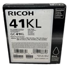Image of RICOH 405765 GC 41KL Original Black Cartridge SG 3100SNW/SG 3110DN/SG7100DN