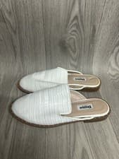 Image of Women’s Dune London Gash White Leather Loafers UK Size 5 Brand New