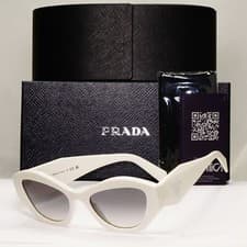 Image of Prada Sunglasses Symbole White Grey Gradient PR07YS SPR 07Y 142-130