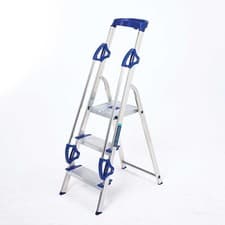 Image of TB Davies Premier XL Platform Step Ladders - Twin Handrails & Tool Tray Step
