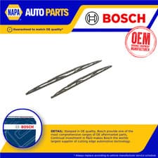 Image of 2x Wiper Blades (Pair) 539 3397001539 Bosch 3397001539 650/550mm
