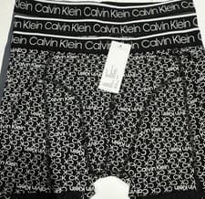 Image of Calvin Klein Men's Cotton Stretch Trunks - 3 Pack - Size Medium - Assorted NWT