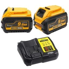 Image of 18V/54V 9A For Dewalt Convertible Li-ion Battery And Charger XR FLEXVOLT DCB547