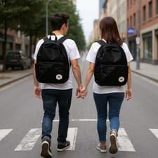 Image of CONVERSE Go Backpack | Unisex Rucksack | All Star Chuck Tayor Large Bag Padded