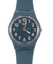 Image of SWATCH Lady 2023 LG130 Pecan Notes Wrist Watch New