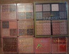 Image of Sunkissed Makeup Set Eyeshadow Lipstick Blusher Bronzer Highlighter