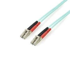 Image of StarTech.com 2m (6ft) LC/UPC to LC/UPC OM3 Multimode Fiber Optic Cable, Full Dup