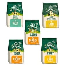 Image of James Wellbeloved Dry Dog Food Kibble Mixed Variety Bags Turkey, Lamb, Duck 15kg