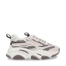 Image of Steve Madden Possesion Chunky Trainers Bone/Grey Size UK 6 EU 39 *REFSSS357