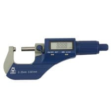 Image of Moore and Wright 0-25mm 0-1" Micrometer Digital External Value Line MW200-01DBL