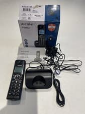 Image of Alcatel F860 Cordless Handsfree Phone Black - Call Block, Caller Line ID