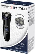 Image of Remington R4002 Style R4 Cordless Shaver, Mens Electric Rotary Shaver