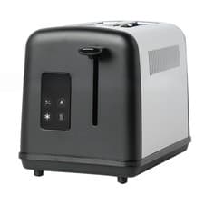 Image of 2 Slice Toaster Stainless Steel with Touch Screen and Removable Crumb Tray
