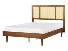 Image of Bed Rattan AURAY 140 x 200 cm (EU Double) Brown