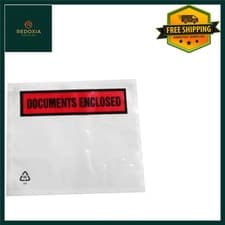 Image of Secure A5 Document Enclosed Wallets, Printed Red/Black, 225x165mm, 1000 Pack