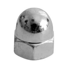 Image of DOME NUTS STAINLESS / ZINC M5 - M20 DOMED NUTS HEX HEAD M6 M8 M10 M12 M16 STEEL