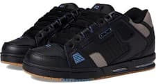 Image of Globe Sabre Phantom Black Steel Mens Leather Skate Trainers