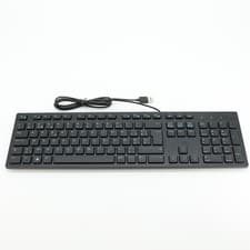 Image of Dell KB216-BK-BEL Quiet Key Slim USB PC Keyboard *BELGIAN LAYOUT* Black 580-ADHB