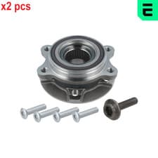 Image of X2 PCS BOTH SIDES L&R FITS AUDI A4 ALLROAD B8 WHEEL BEARING KIT 100550L OPTIMAL