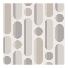 Image of Envy Morse Neutrals Wallpaper Grey Geometric