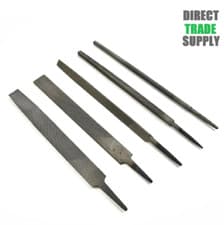 Image of Engineers Metal Hand Files Round 3 Square (Triangular) Smooth Second Bastard