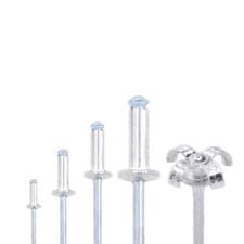 Image of Peel Back Pop Rivet Aluminium / Steel Dome Head Pop Rivets 3.2mm 4mm 5mm