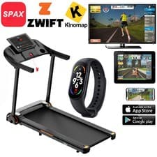 Image of BodyTrain T150 Motorised Folding Bluetooth Treadmill