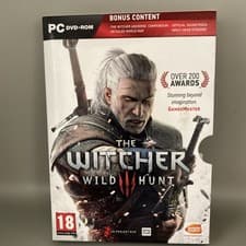 Image of PC THE WITCHER III 3 WILD HUNT 6 DISCS Inc BONUS CONTENT NEW UNSEALED