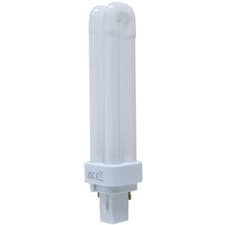 Image of CFL Light Bulbs 18 Watt Lamp 2 Pin Cool White Compact Fluorescent Double Turn