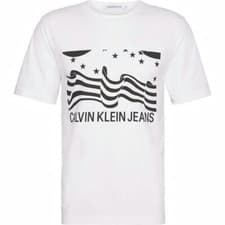 Image of Calvin Klein Jeans men's white T-shirt Size XL