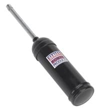 Image of Sealey Mini 210mm Push Type Manual Hand Grease Gun Lubricator Nozzle/Tube AK442
