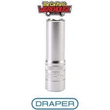 Image of Draper 16647 6 Point Metric Deep Socket 1/2" Sq Dr 14mm