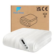 Image of King Size Electric Heated Under Blanket with Auto Shut Off – 3 Heat Settings