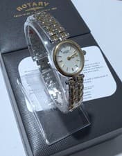 Image of Rotary Two Tone Watch LB02712/40 With Guarantee Card rrp 169.99